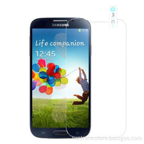 High clear screen protector for Samsung galaxy S4, made of high quality PET material, anti-scratch